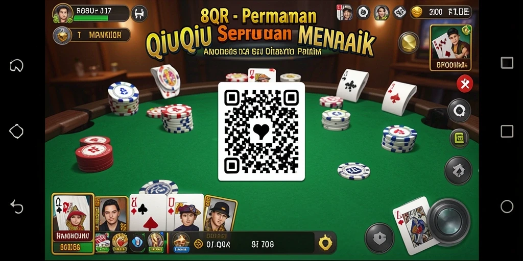 Tampilan gameplay QiuQiu yang seru dan interaktif.