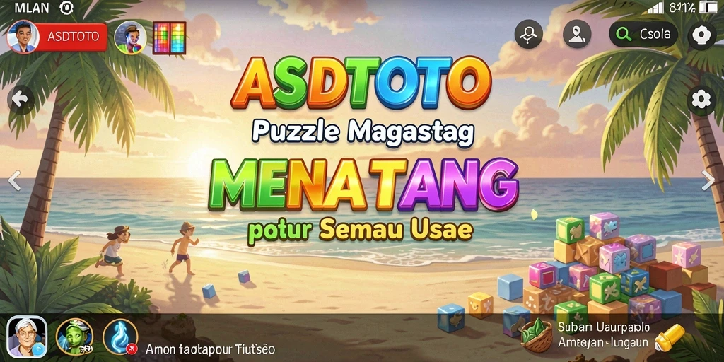 Screenshot gameplay ASDTOTO menampilkan tindakan puzzle yang menarik.
