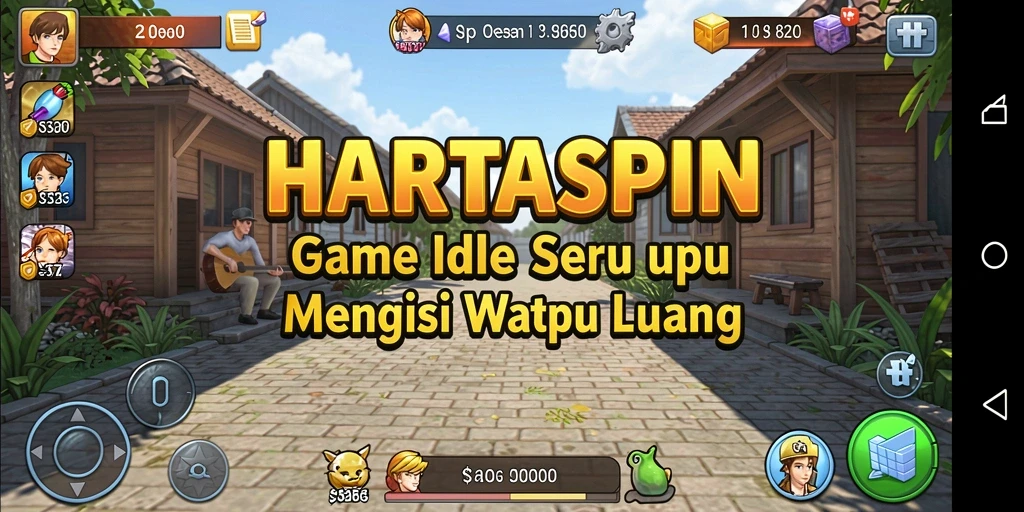 Tampilan gameplay HARTASPIN yang menarik dan mengasyikkan.