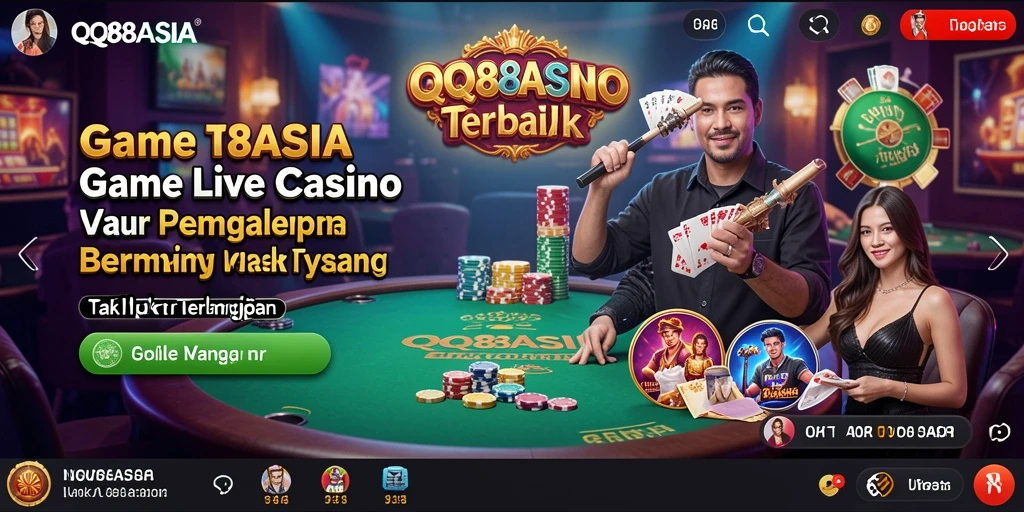 Tampilan gameplay Live Casino yang menarik dan interaktif.