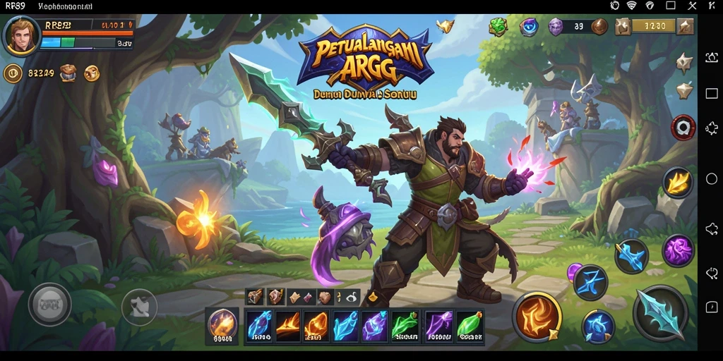 Screenshot permainan RR89 menunjukkan pertempuran seru dan grafis menawan.