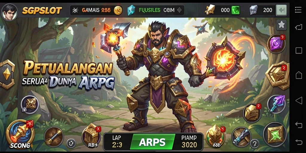Tampilan gameplay menarik dari SGPSLOT di dunia ARPG.