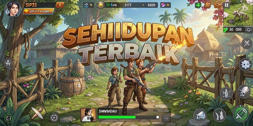 Tangkapan layar menampilkan gameplay menarik SIP33 dengan berbagai interaksi karakter.